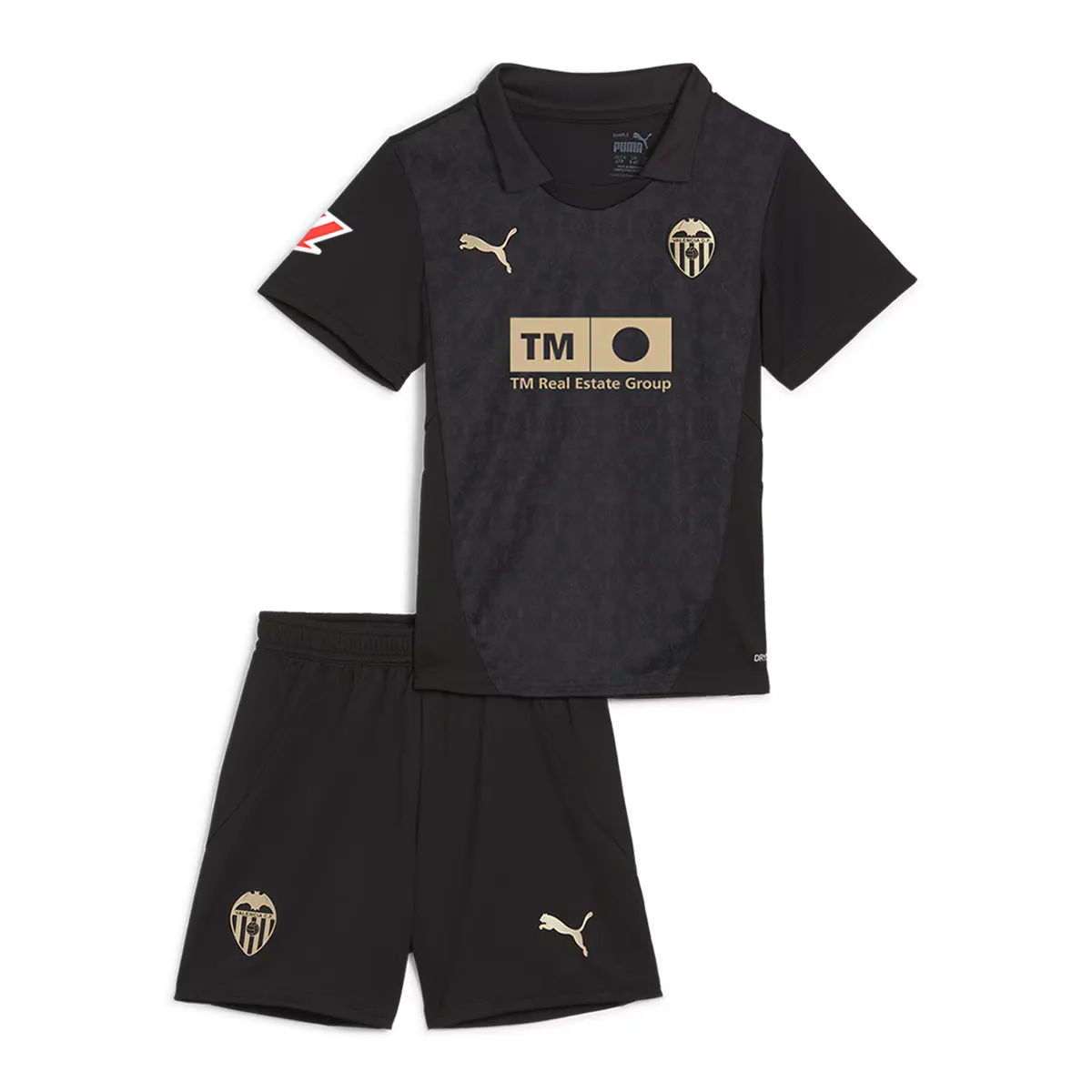 

Детский мини-комплект 2-й формы Valencia CF 2024-2025 Puma, черный