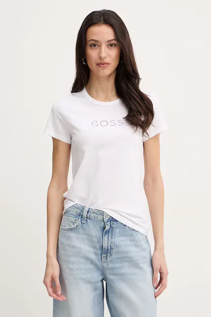 Футболка с коротким рукавом Eventsa11 BOSS, белый