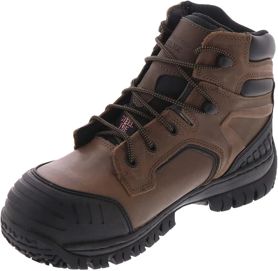 Рабочие кроссовки Skechers Work Men's Hartan Onkin, темные, темно-коричневый — фото 4