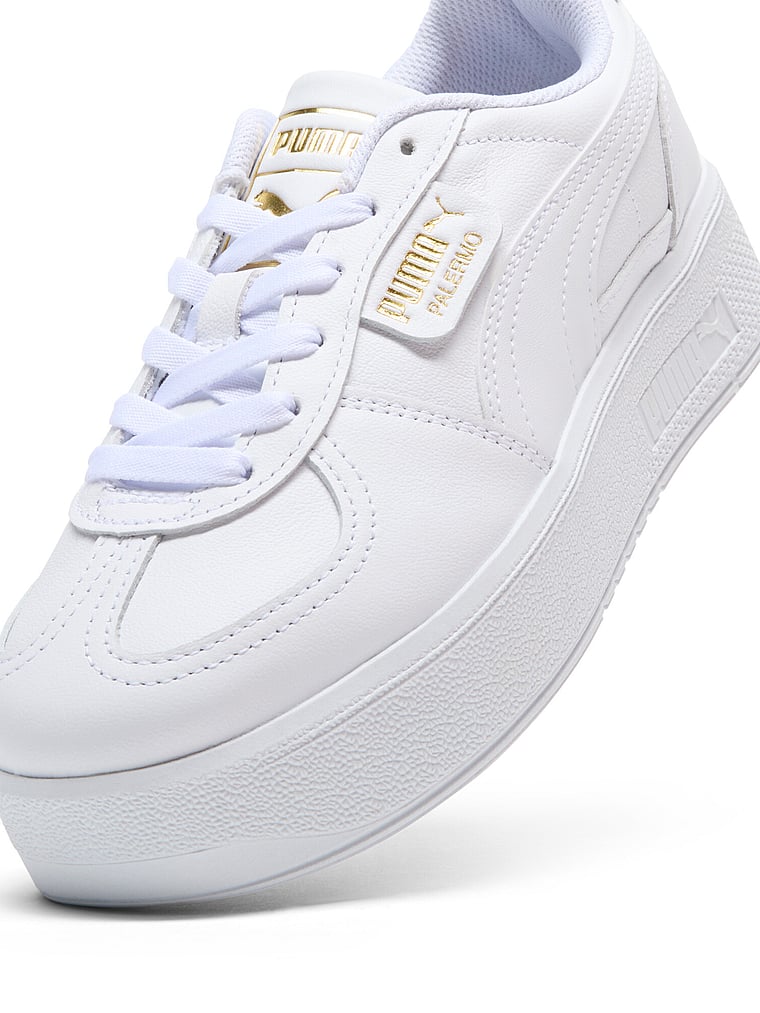 Кожаные кроссовки Palermo elevata Puma, белый — фото 2