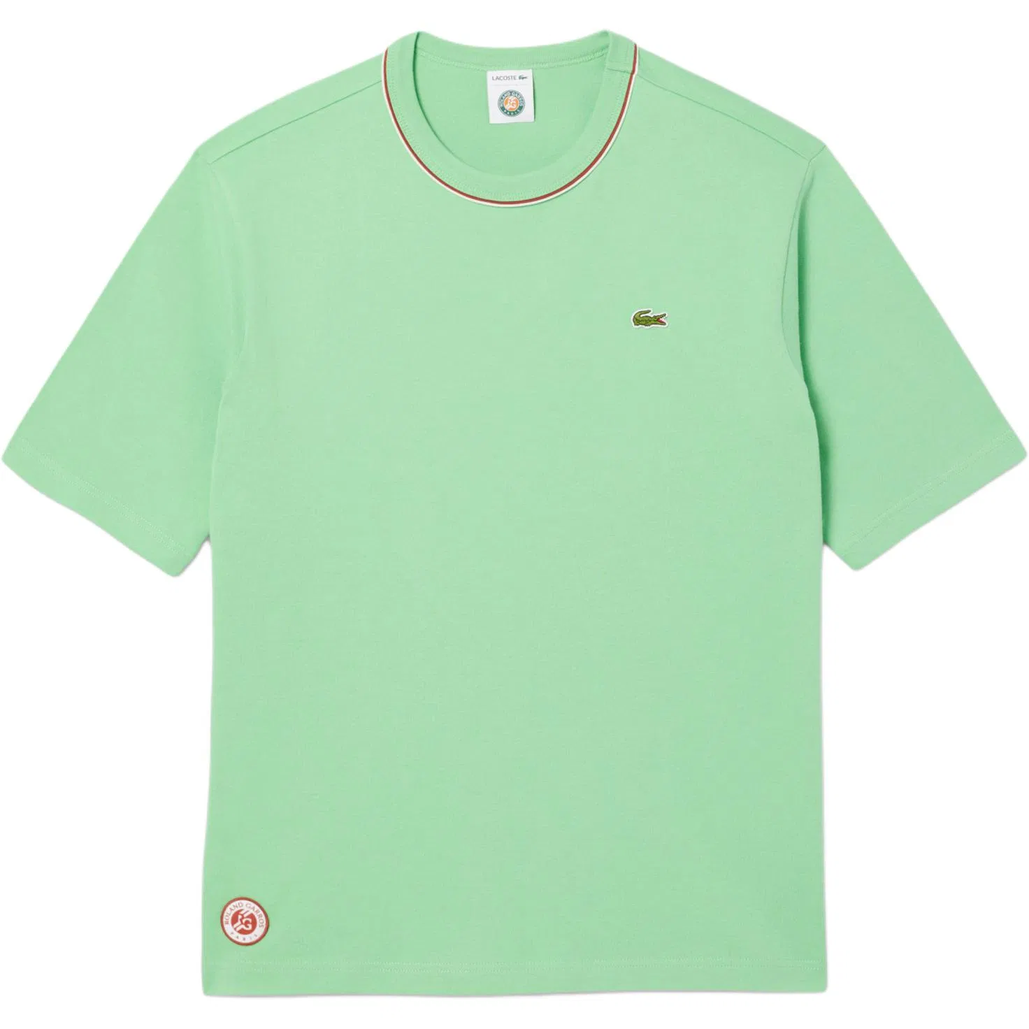 Футболка Roland Garros Edition Lacoste белая — фото 3