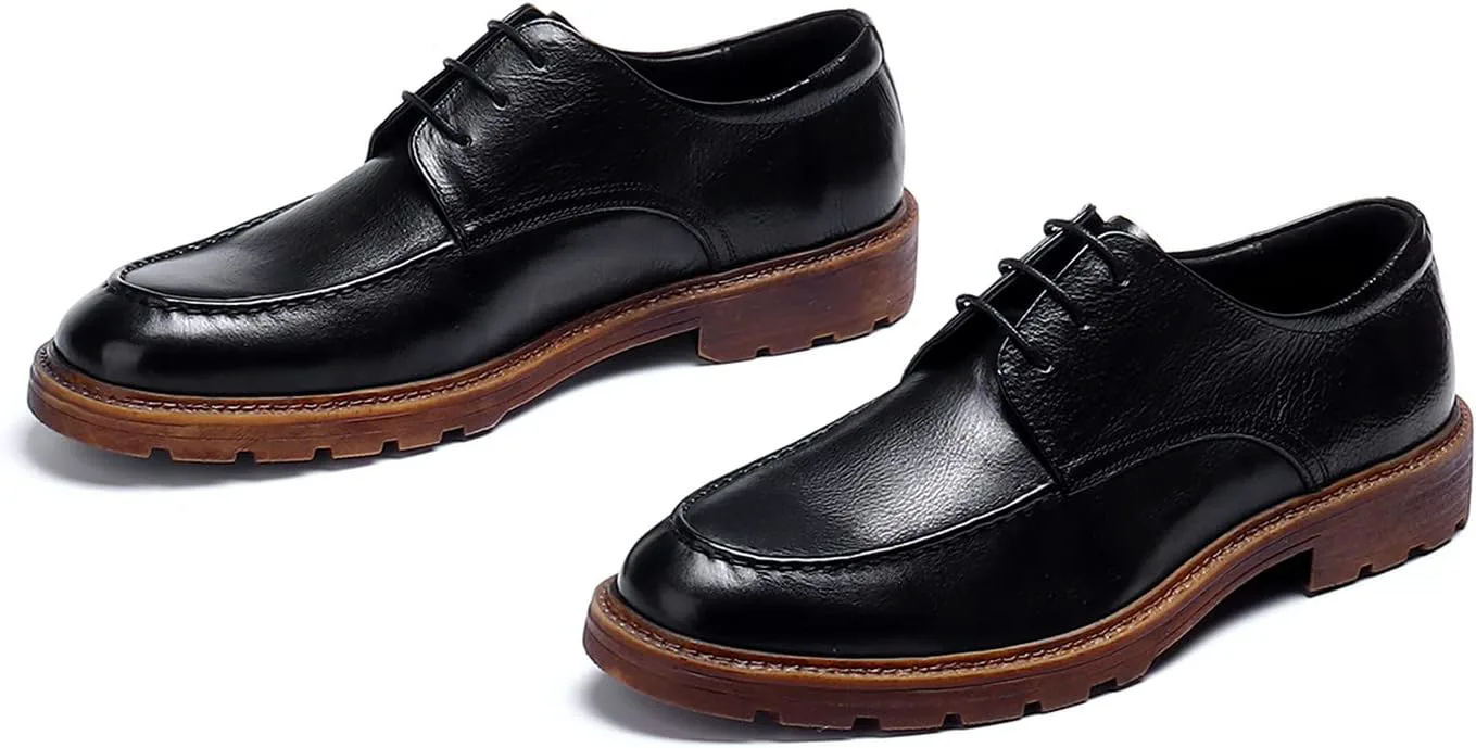 

Мужские кожаные туфли Santimon, броги с крыловидным носком, оксфорды для официального стиля, черные, коричневые, светло-коричневые, черный