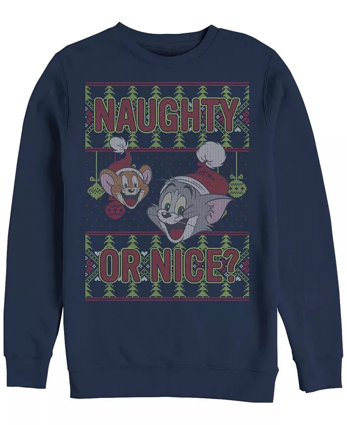 

Мужская толстовка Tom Jerry Naughty or Nice Fifth Sun, синий