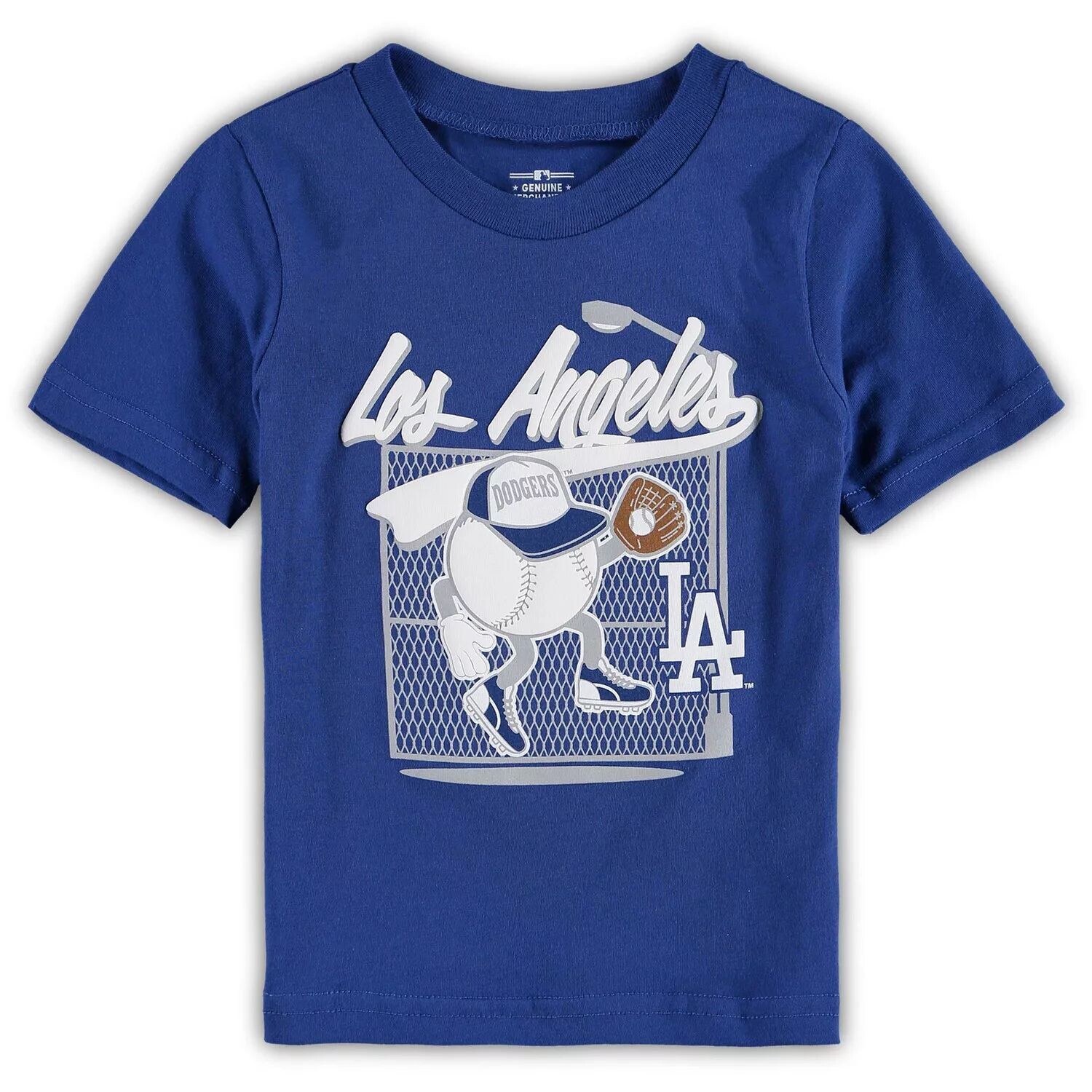 

Футболка для малышей Royal Los Angeles Dodgers On the Fence Outerstuff