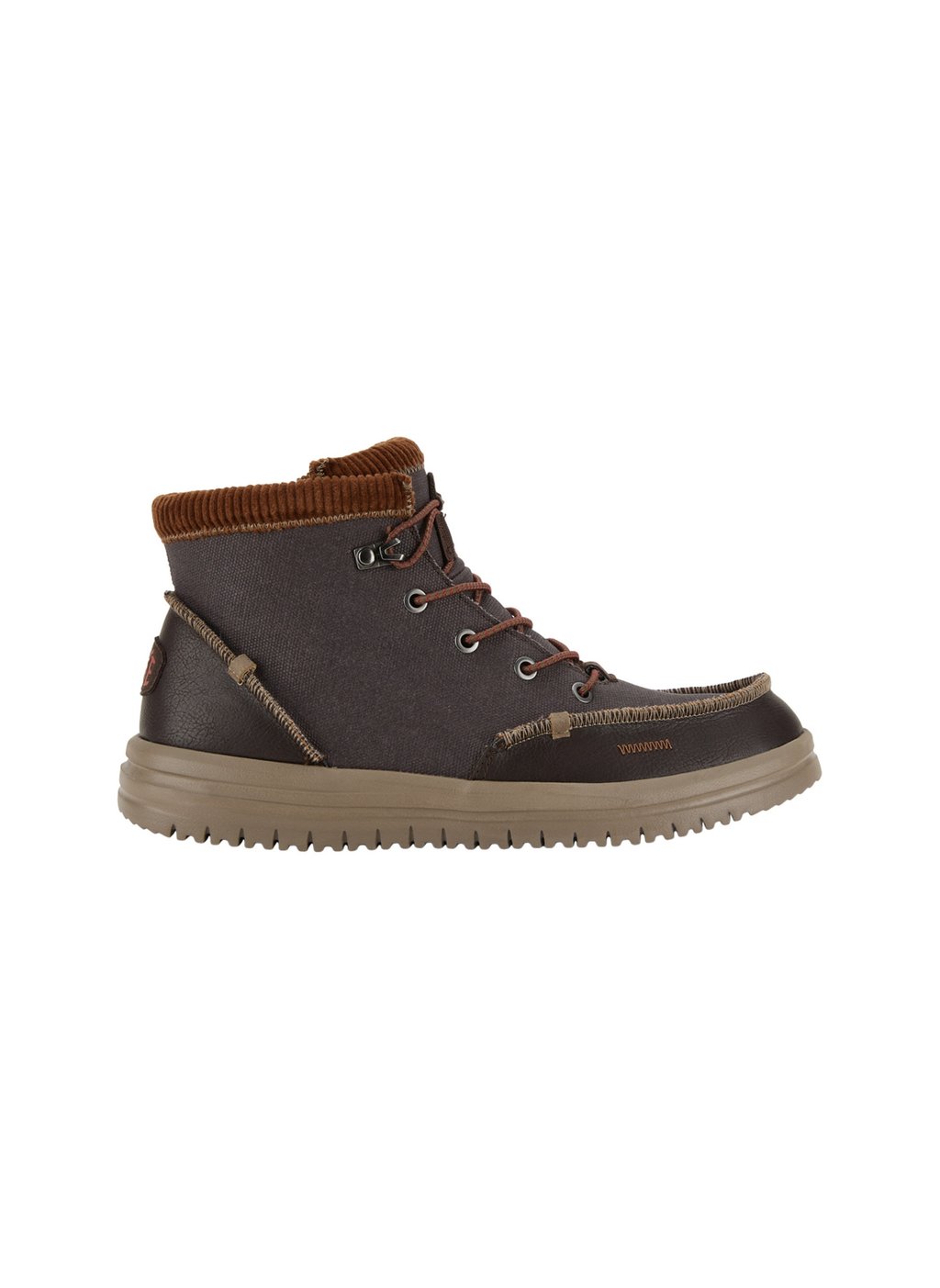 

Высокие кроссовки BRADLEY CORDUROY COLLAR HEYDUDE, коричневый