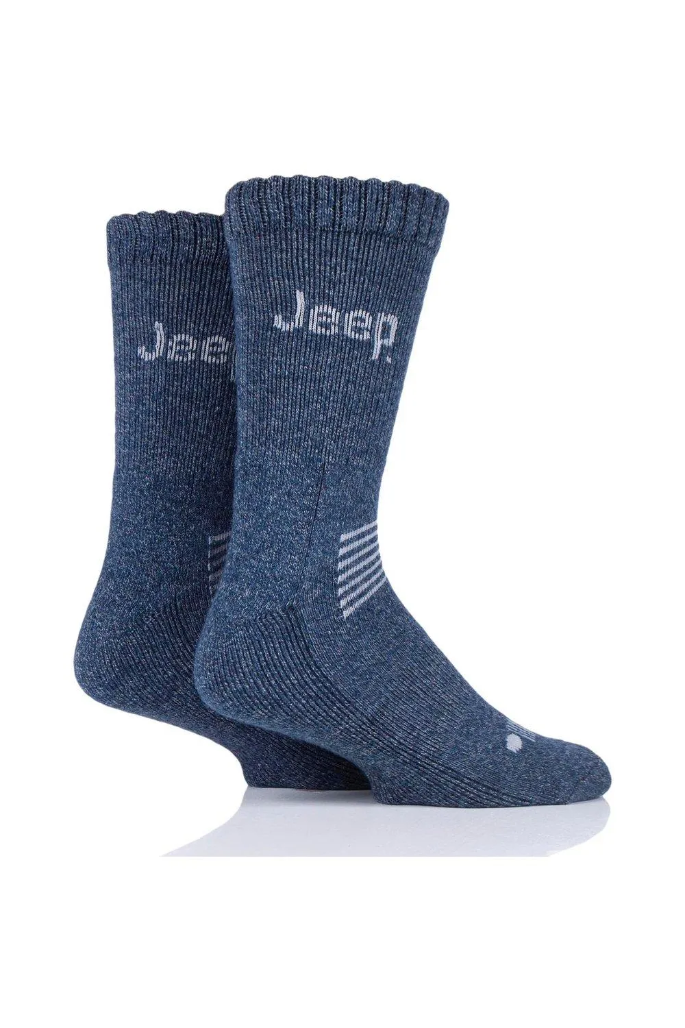 

2 пары носков из смеси шерсти Jeep, синий