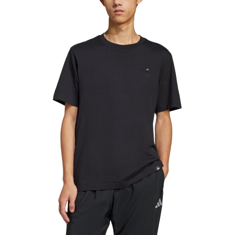 Adidas Футболка LoungeSlide мужская black — фото 3