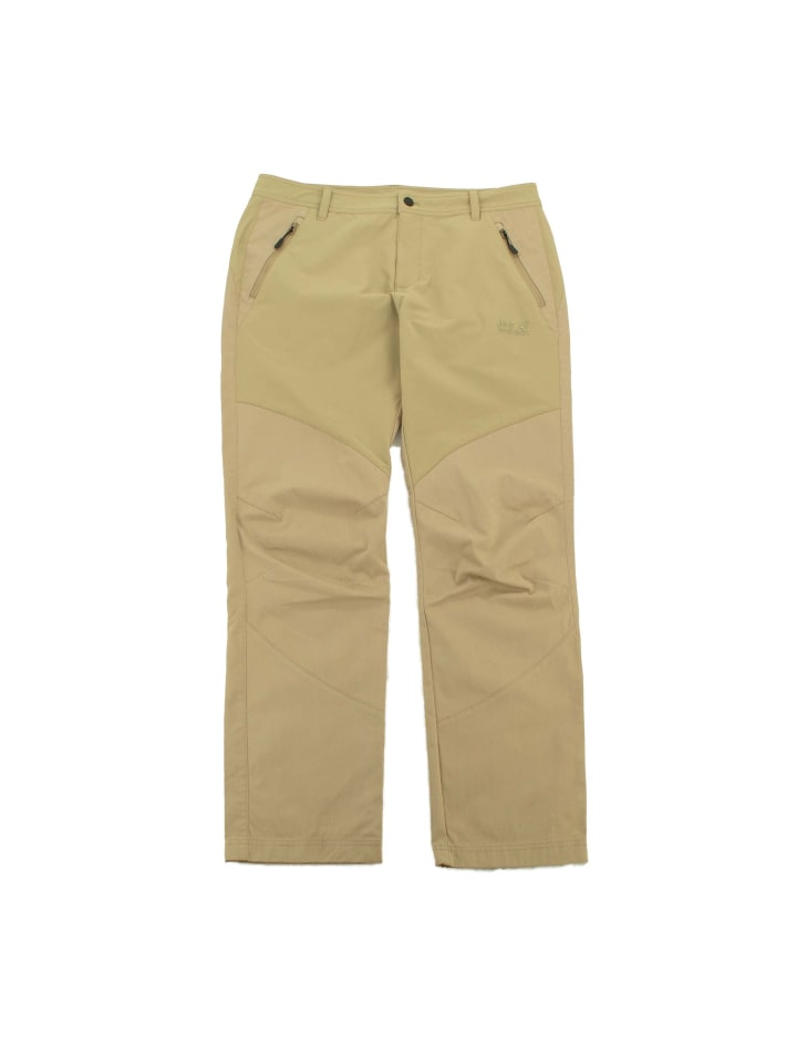 

Брюки для тренировок и бега Jack Wolfskin Hose Drake Flex Pants Men, бежевый