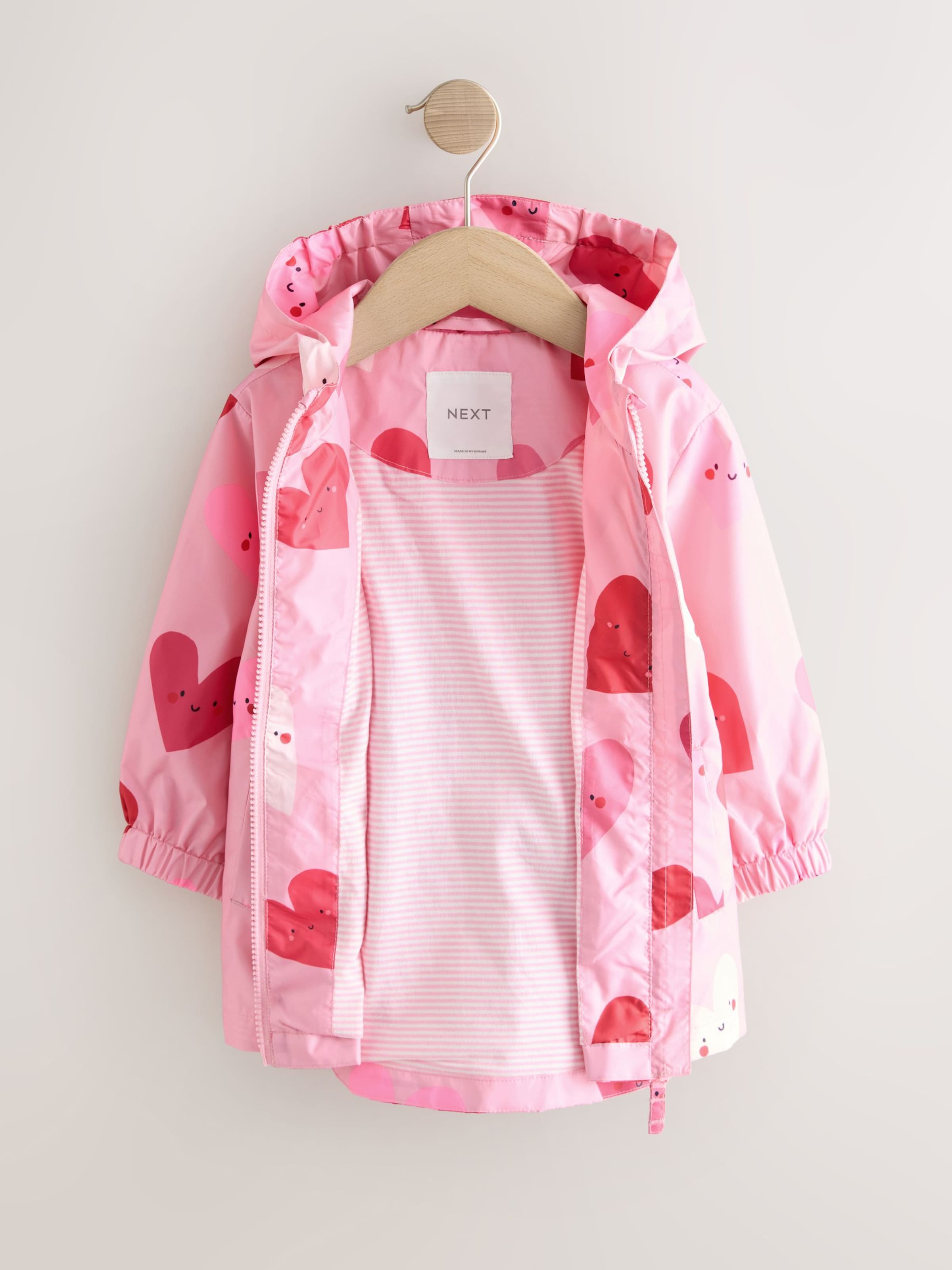 Next Куртка для межсезонья в цветах Pink, Rose, Raspberry — фото 3