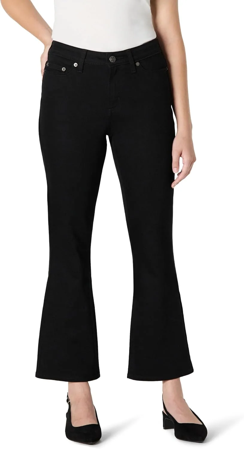 

Amazon Essentials Женские джинсы Mid-Rise Kick Crop, средняя растяжка