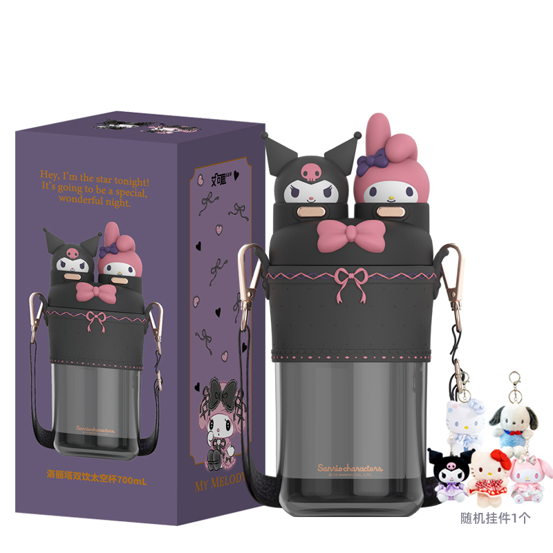 Пластиковые стаканы Kulomi Sanrio, Lolita Diablo + Lflife Tumbler Strap — фото 4