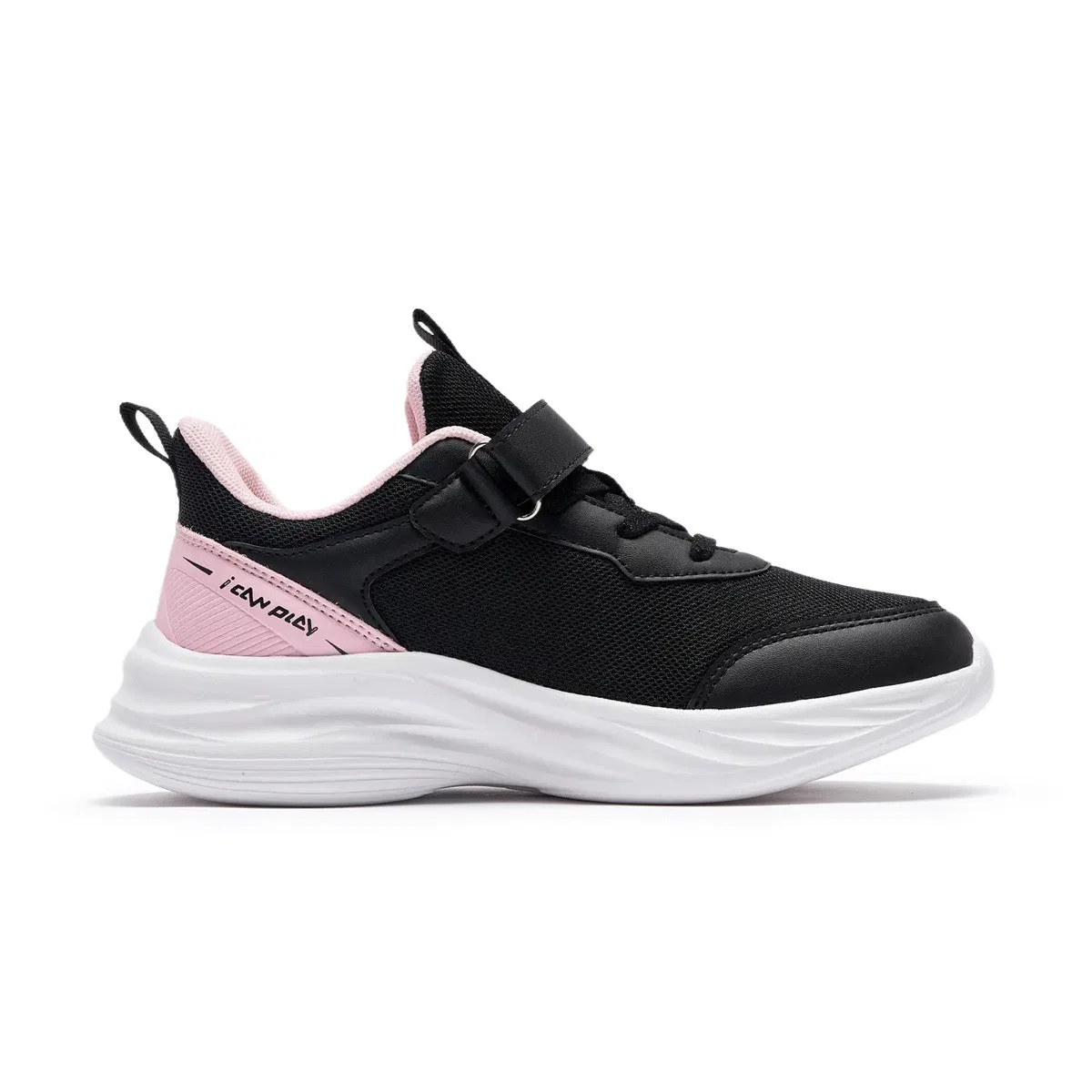 Кроссовки беговые PEAK Fabric Low Top White Black Pink — фото 3