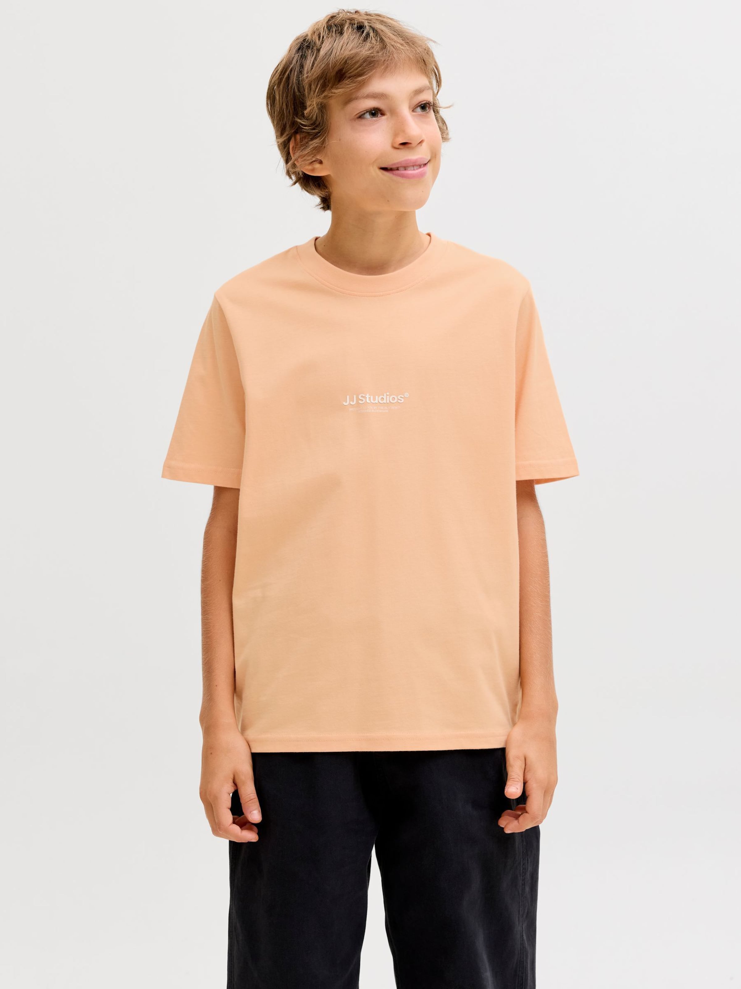 Jack & Jones Junior Футболка 'JJESoho' в бежевом цвете — фото 2