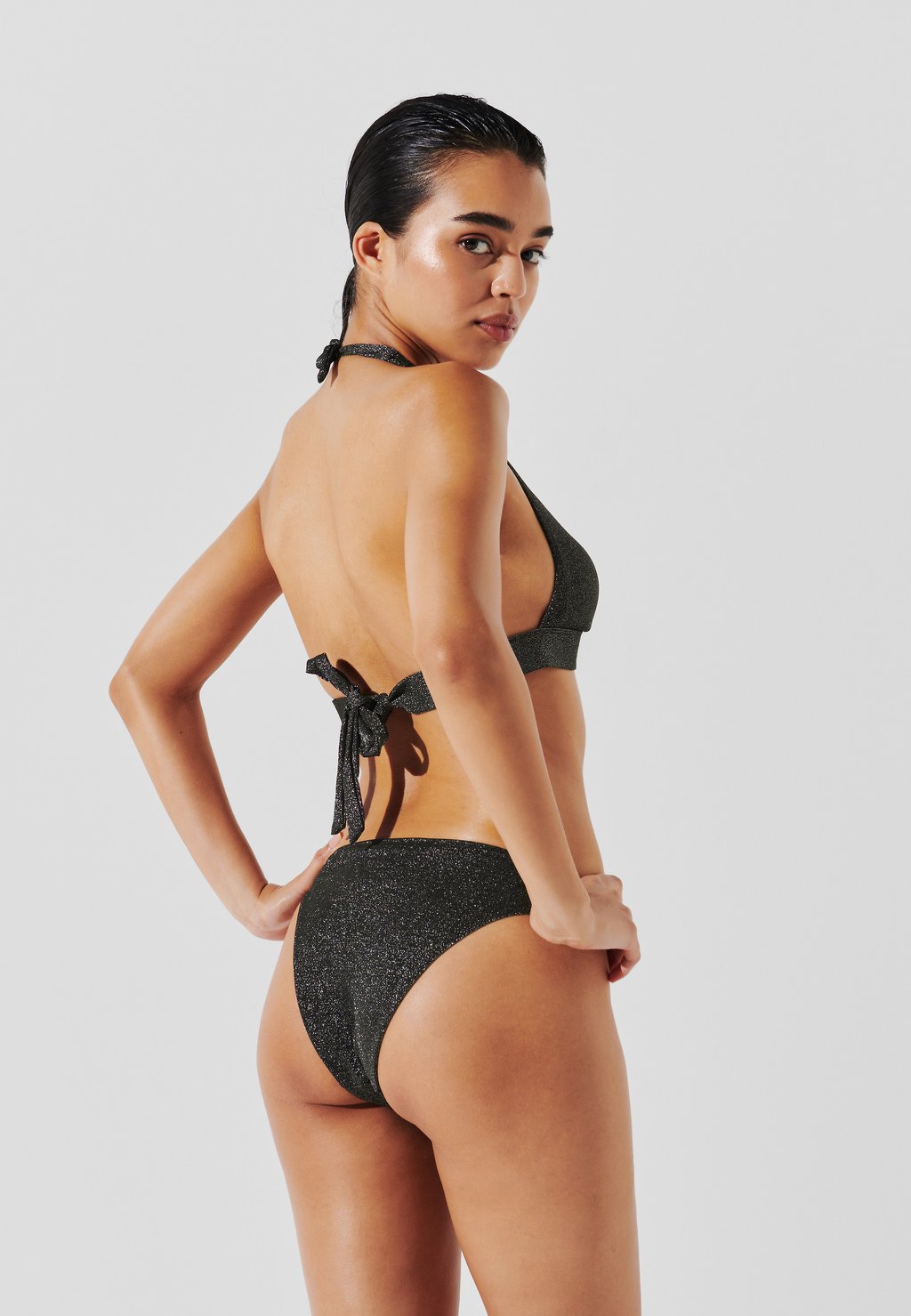 

Верх бикини SWIMWEAR SIGNATURE KARL LAGERFELD, черный