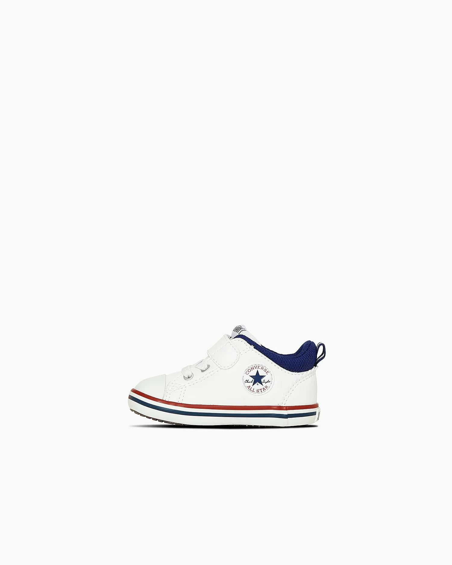 Кроссовки Мини-звезда N V-1 Converse, White/Navy/Red — фото 2