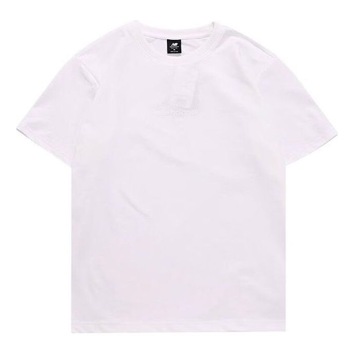 

Футболка New Balance Logo Print Cotton Tee 'White', белый