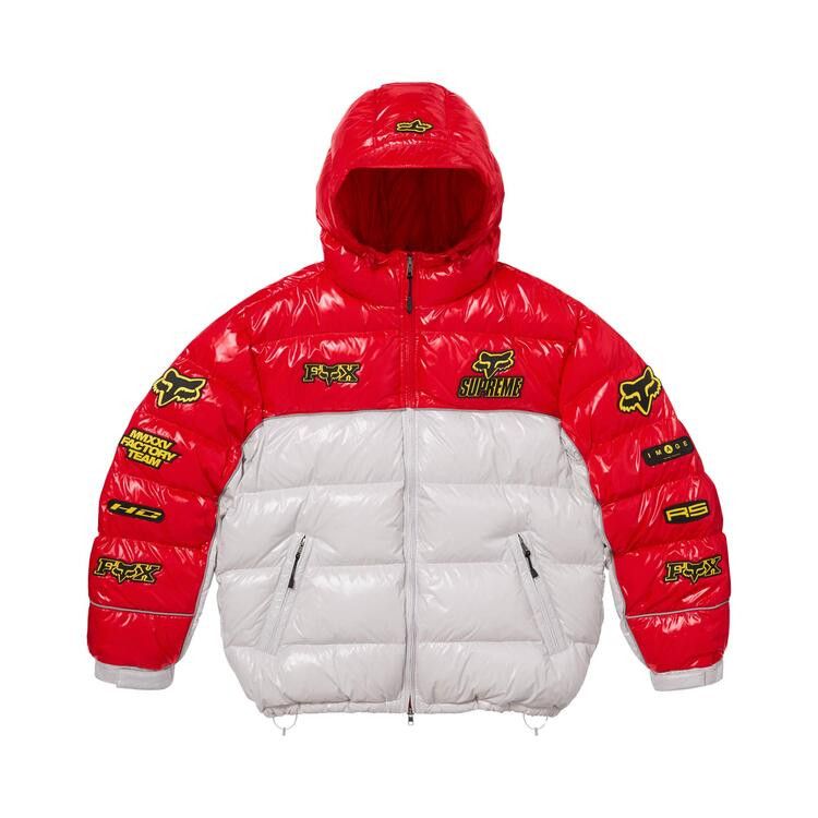 

Пуховик Supreme x Fox Racing Shiny Down Puffer Jacket 'White'