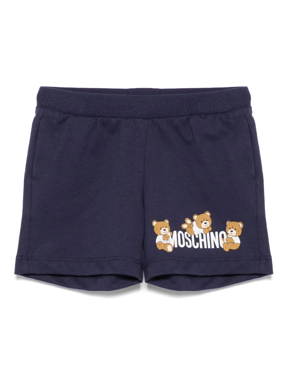 

Шорты с принтом Teddy Bear Moschino Kids, синий