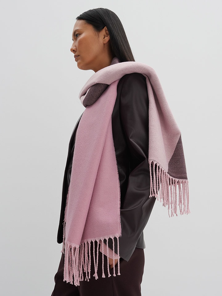 

Шарф Someday, цвет rosa/lila - (l)182 x (b)68 cm