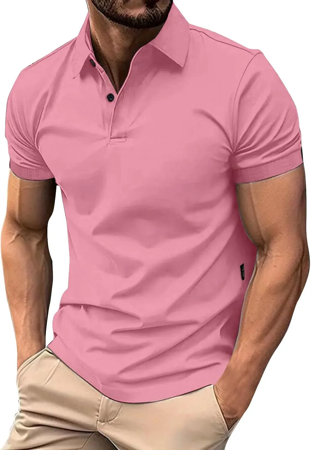 

Мужская поло для гольфа, легкая с коротким рукавом, размеры M-2XL