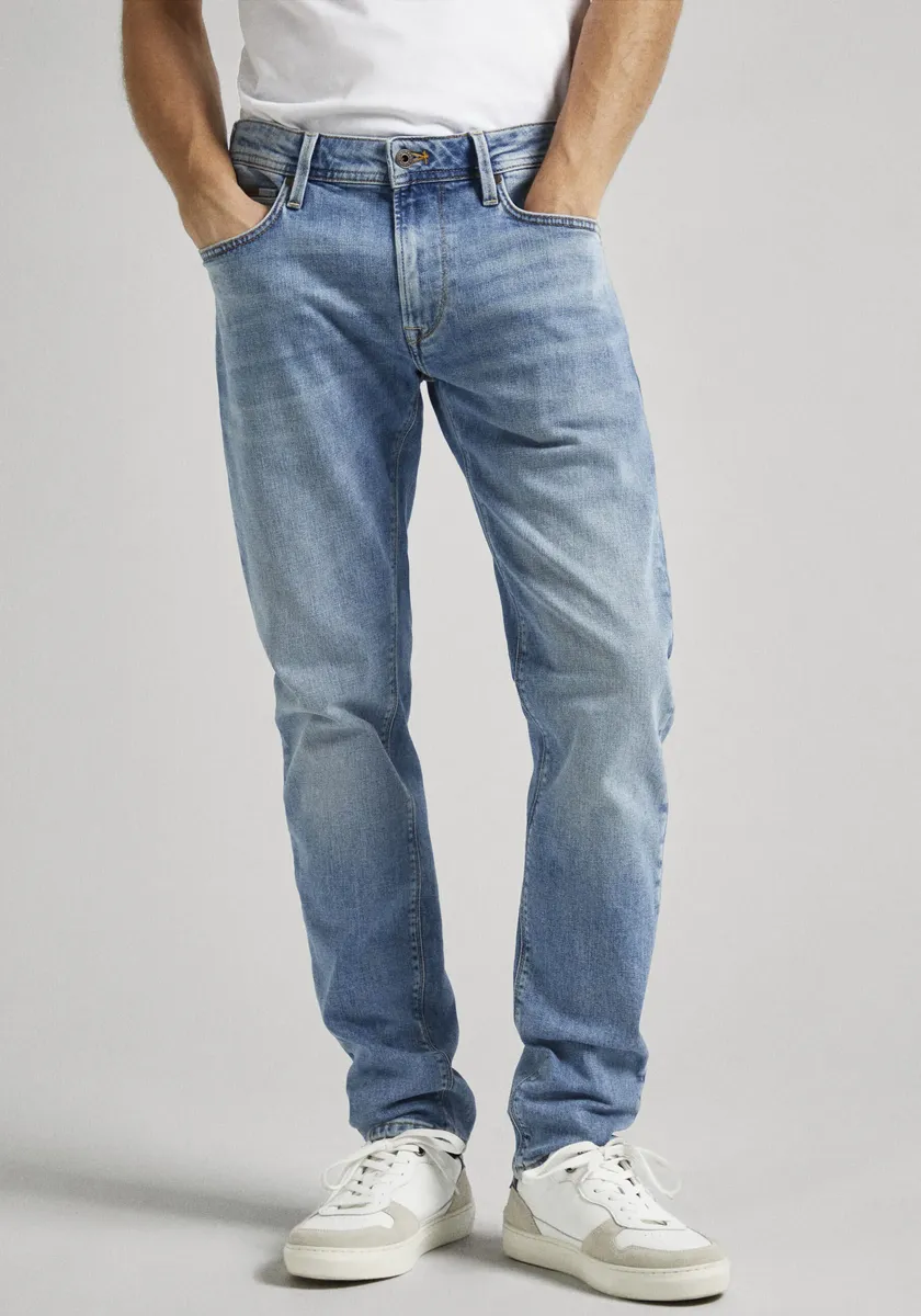 

Джинсы зауженного кроя Pepe Jeans "TAPERED JEANS", цвет Light Used Mn5