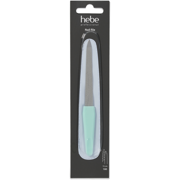

Пилочка для ногтей сапфировая в футляре, средняя, 1 шт. Hebe Professional Nail file