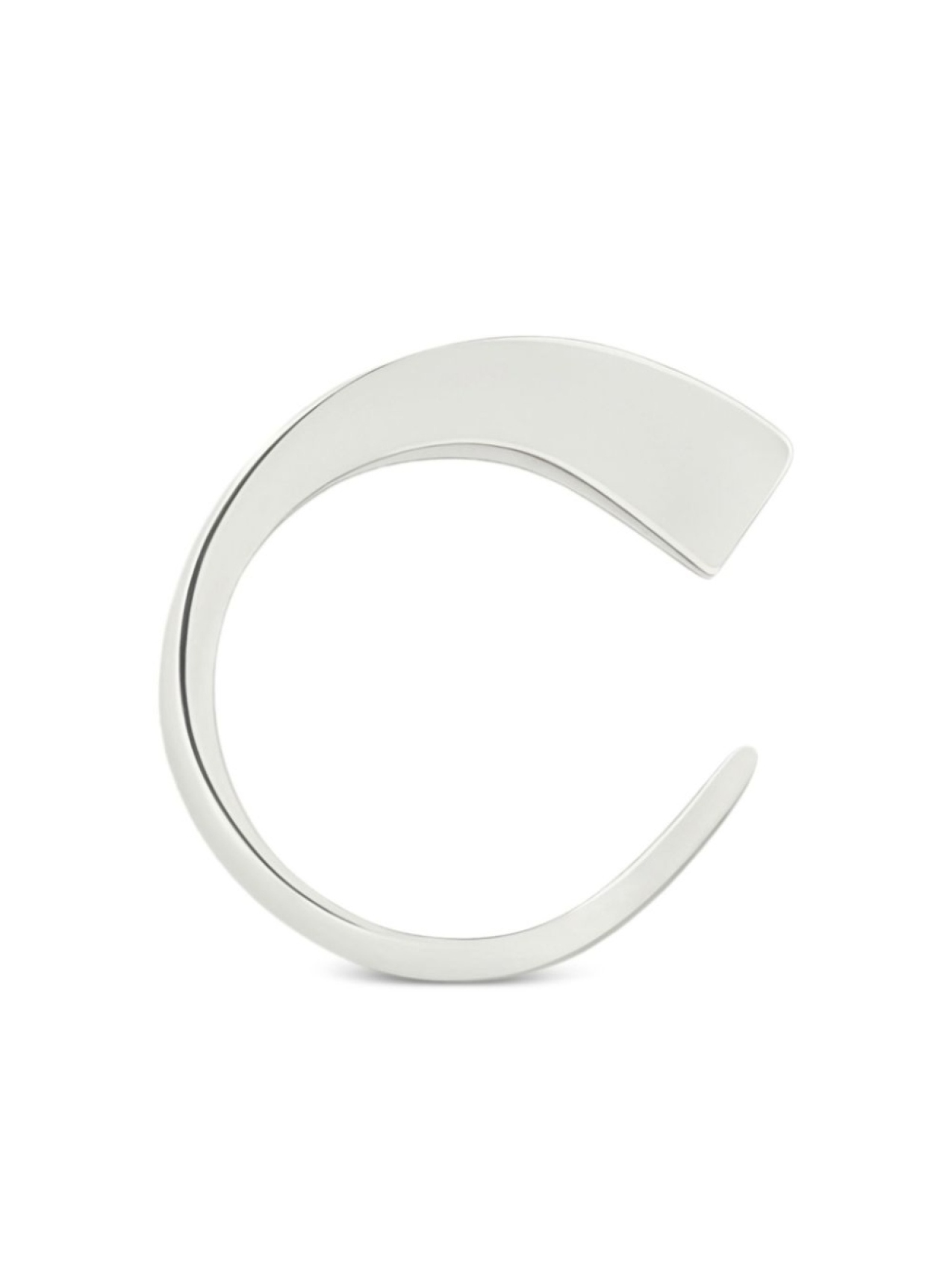 

Courrèges кольцо асимметричной формы, серебряный