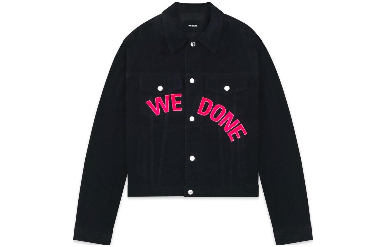 

WE11DONE Куртка унисекс черная, Black
