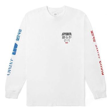 

Футболка athleisure casual sports long sleeves couple style white Vans, белый