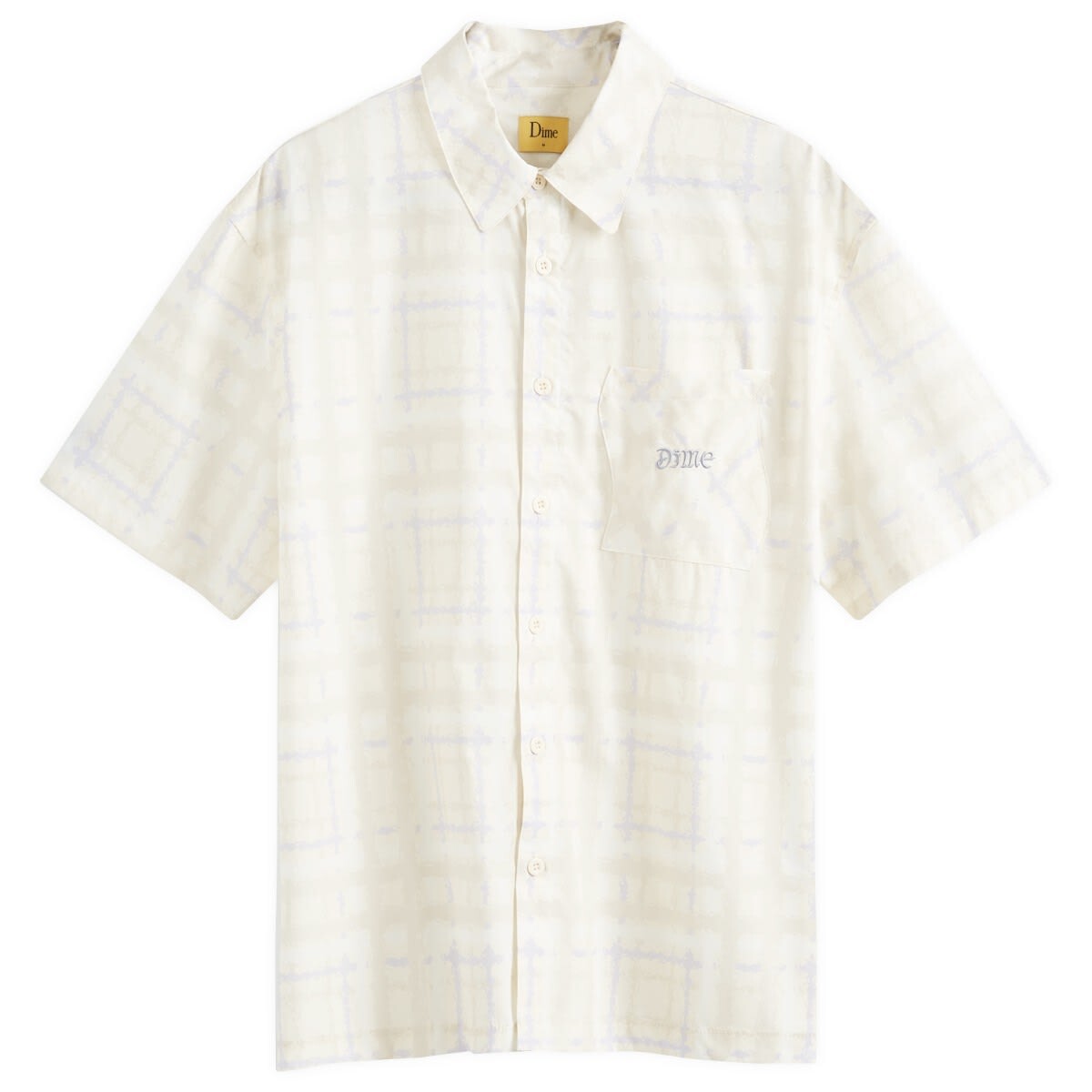 

Рубашка с коротким рукавом Dime Resort Plaid Short Sleeve Shirt, цвет Cream Multi