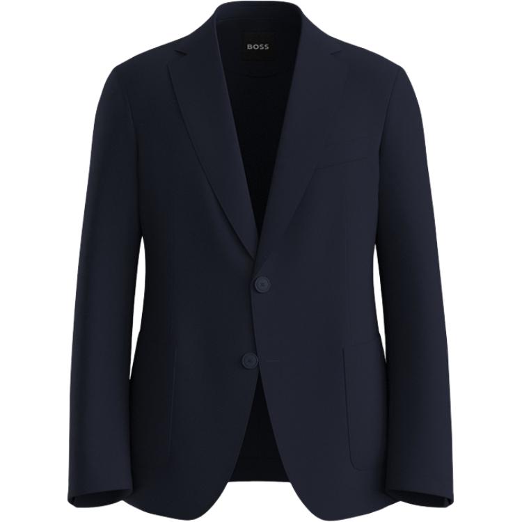 

HUGO BOSS Мужской пиджак для делового костюма темно-синий, Dark Blue