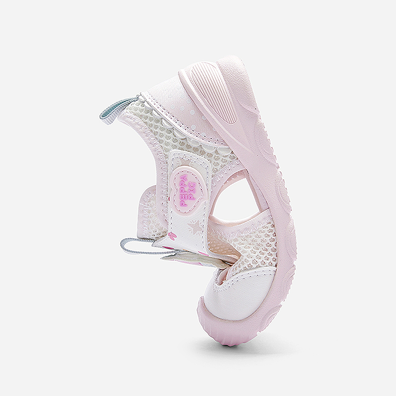 BALABALA XIAOZHUPEIQI x Slip Resistant And Breathable низкие детские кроссовки Dream Pink для малышей — фото 4
