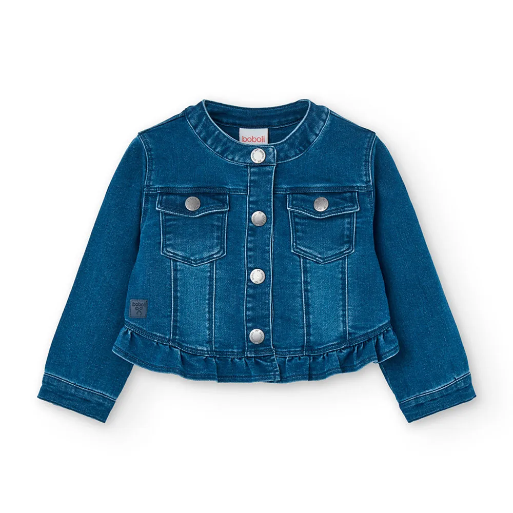 

Куртка Boboli Denim Knit, синий