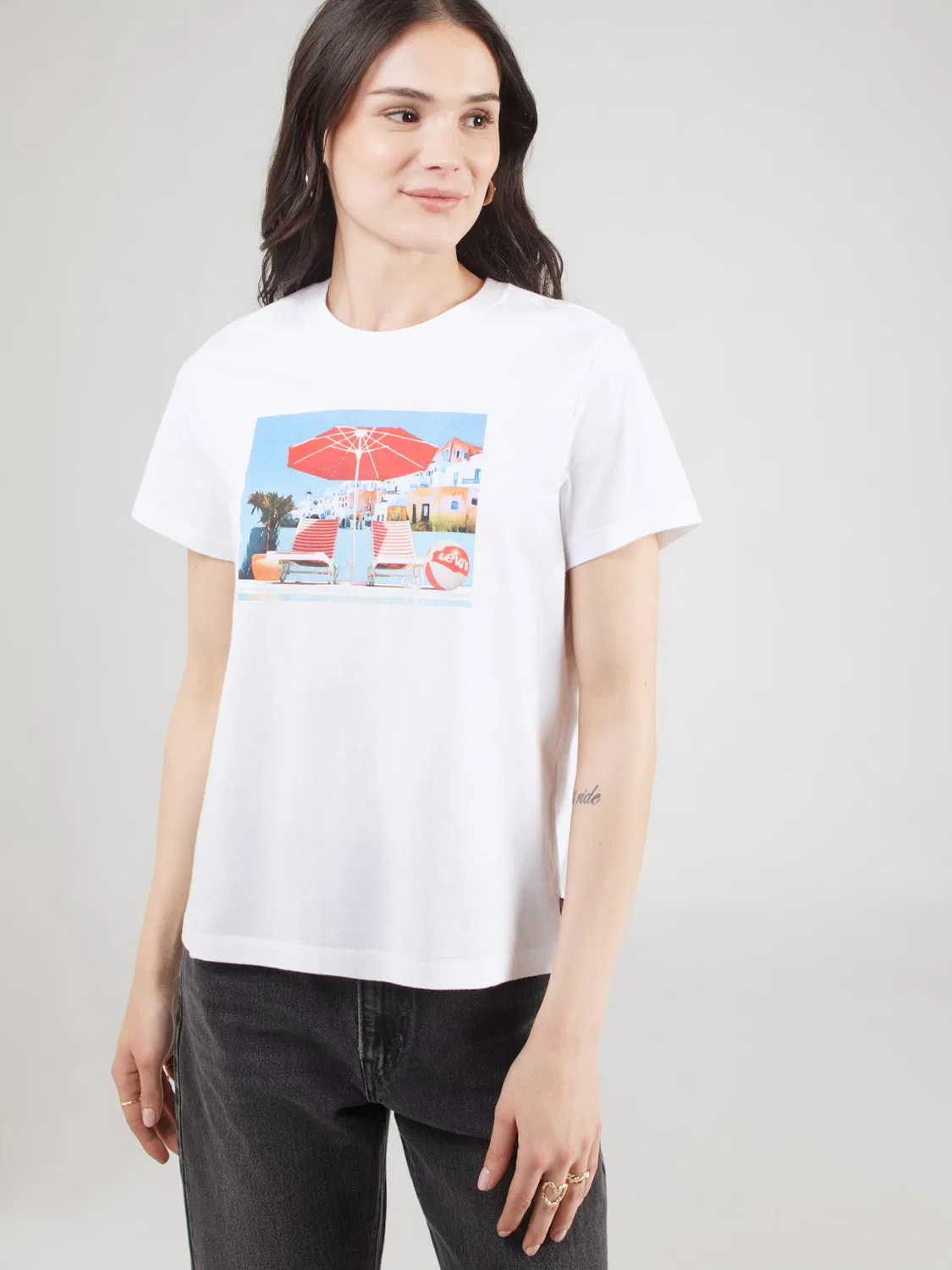Футболка 'PERFECT' Levi'S , White — фото 3
