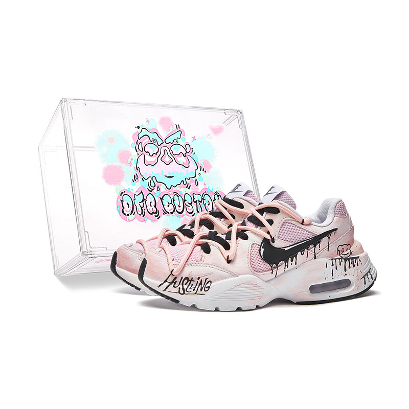 

Кроссовки Air Max Fusion женские с низким верхом розовые/черные Nike