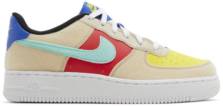 

Кроссовки Nike Air Force 1 Low GS 'Multi-Color Velcro', разноцветный