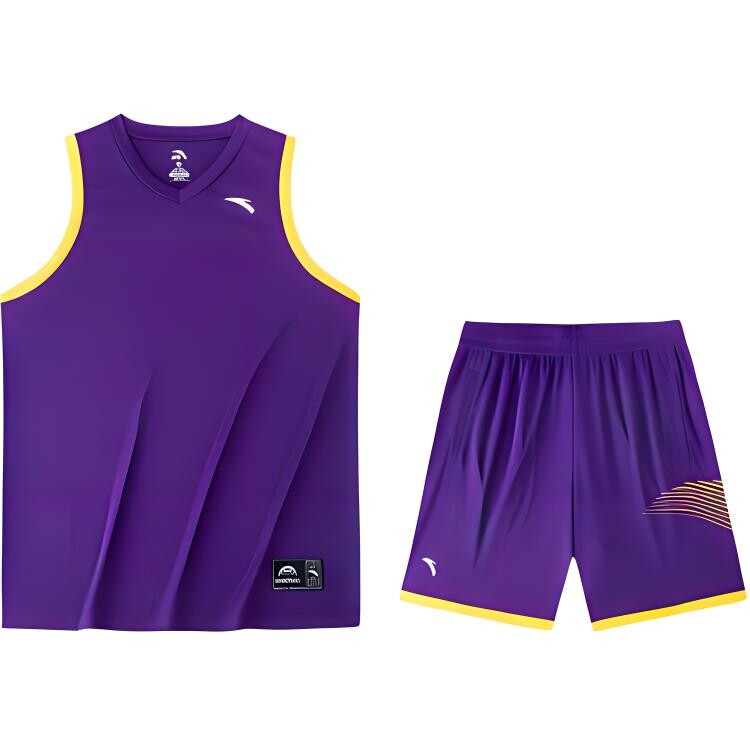 

Коллекция баскетбольной одежды Casual Sportswear Men Continent Of The Ninth Seal Purple / Pure White Anta, фиолетовый/белый