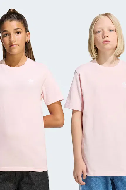 Футболка хлопковая Adidas Originals, розовый