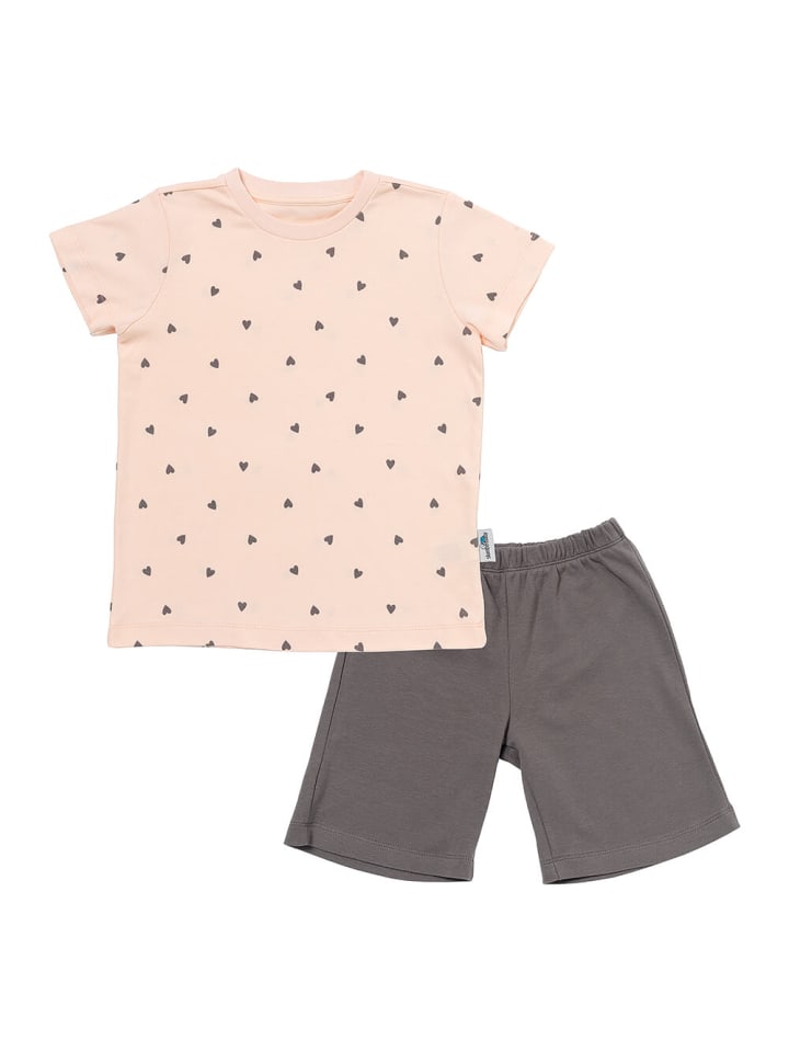 

Детские шорты из органического хлопка розового цвета. Schlummersack