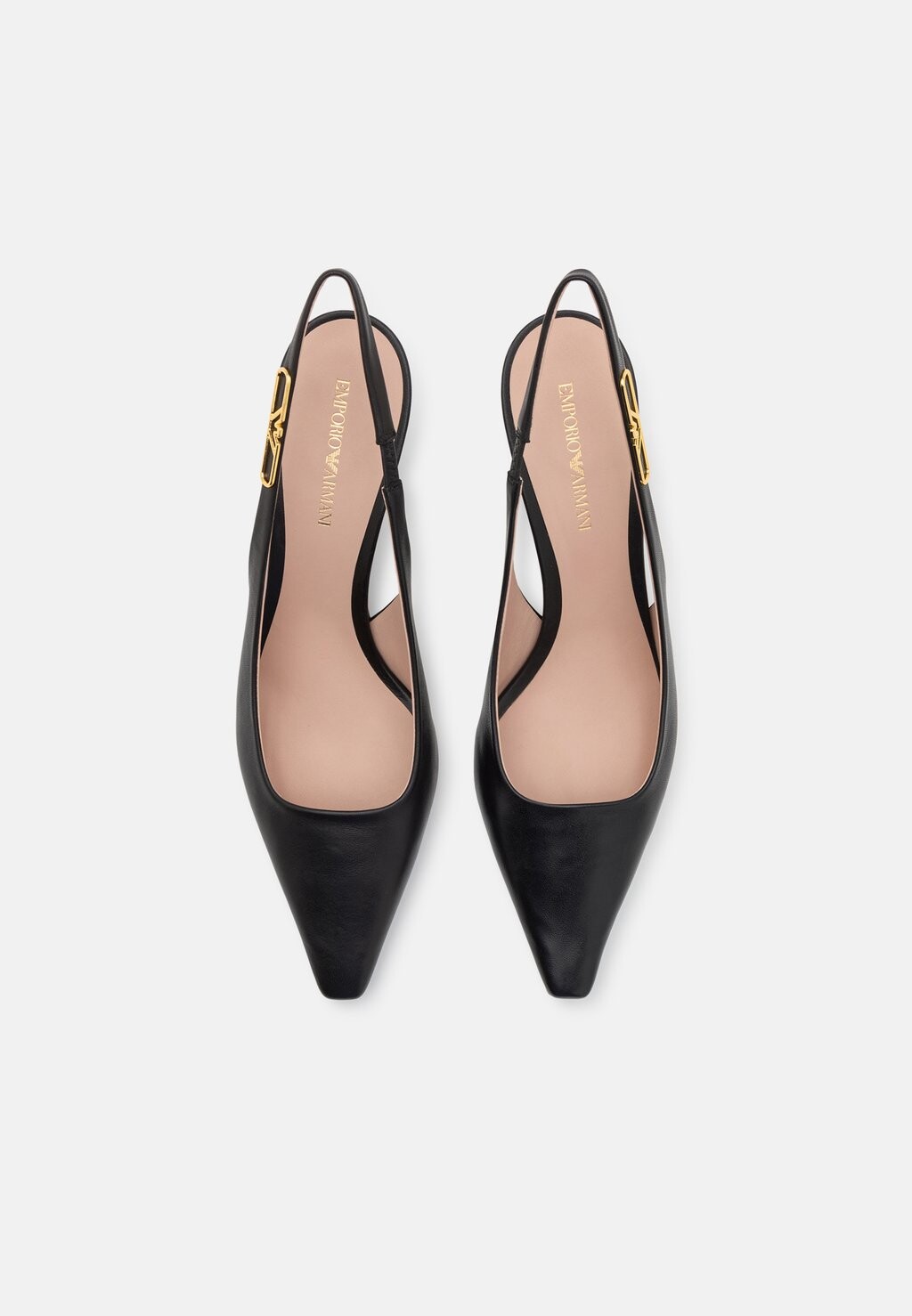 

Туфли LOGO SLINGBACK Emporio Armani, черный