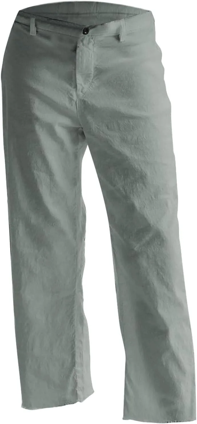 Укороченные льняные брюки женские Plus Size Chino с плоской передней частью, эластичные, удобные рабочие капри для офиса, деловые брюки Generic, зеленый — фото 4