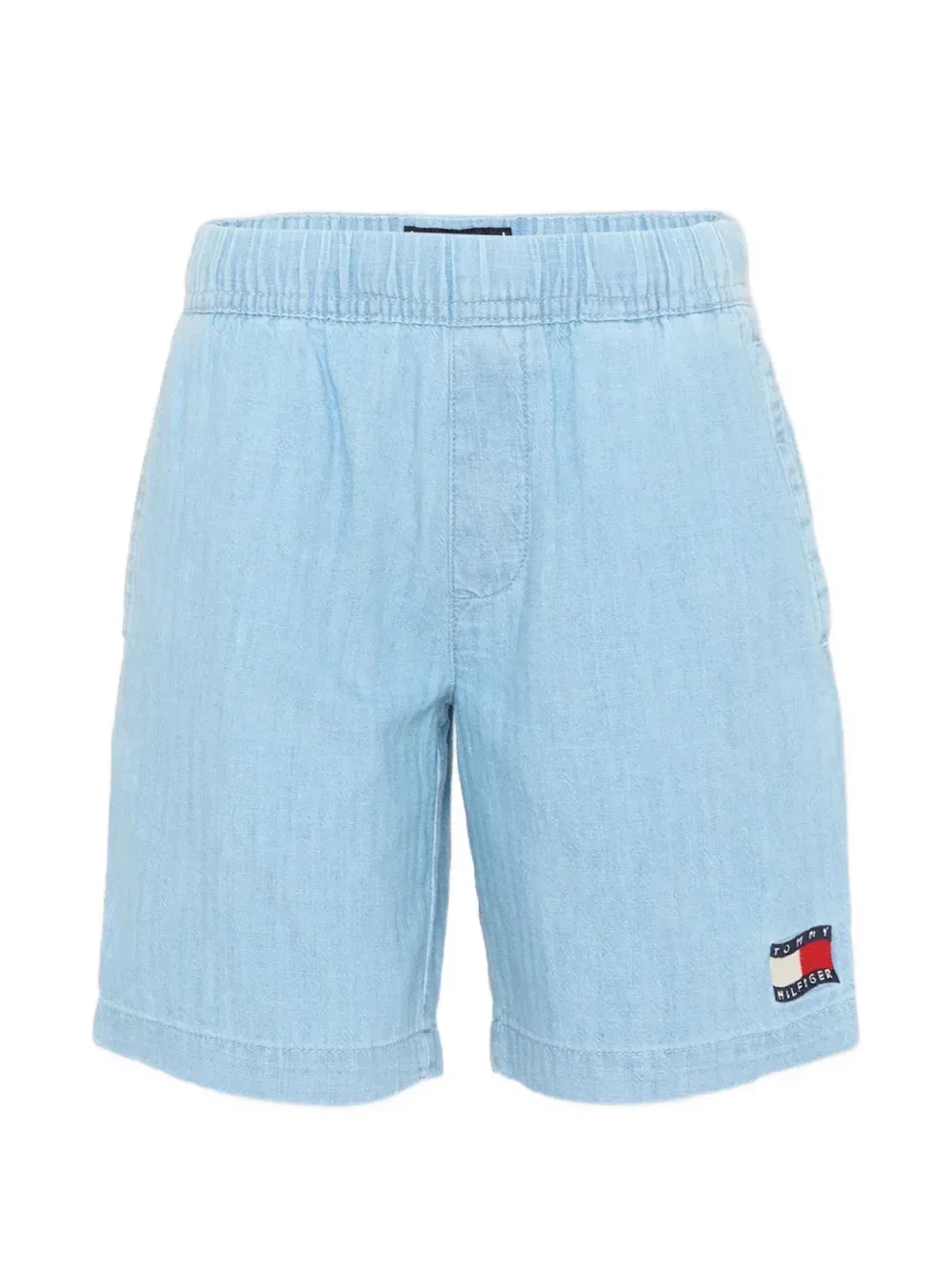 Эластичные шорты с логотипом-нашивкой Tommy Hilfiger Junior, синий