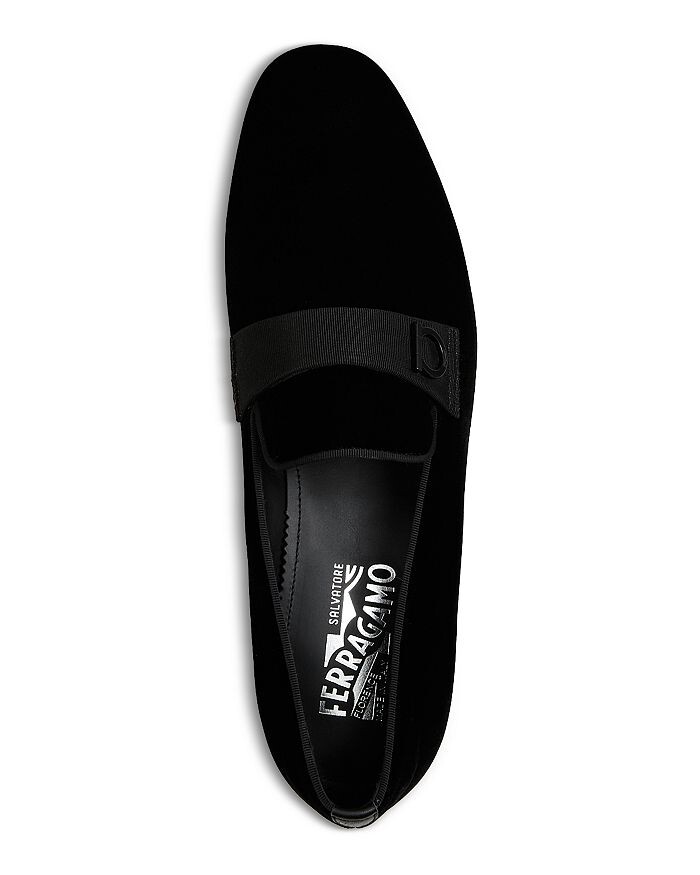 Мужские мокасины-шлепанцы с эффектом курения Ferragamo — фото 2