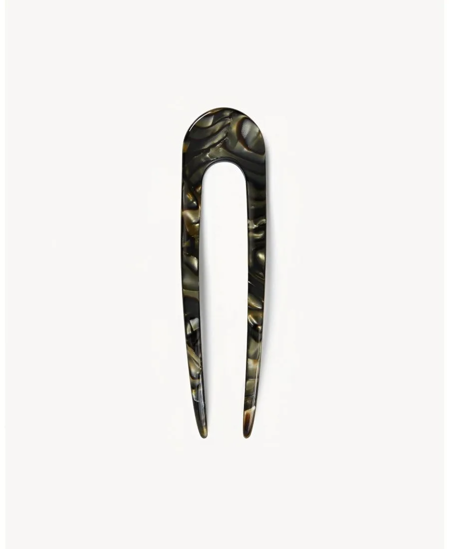 Французская заколка для волос в цвете «Полуночный рог» Machete, Midnight Horn