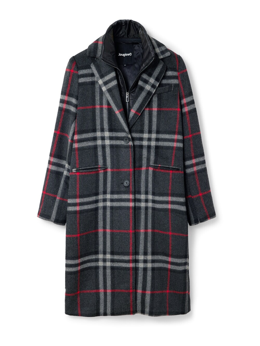 

Межсезонное пальто Desigual, серый
