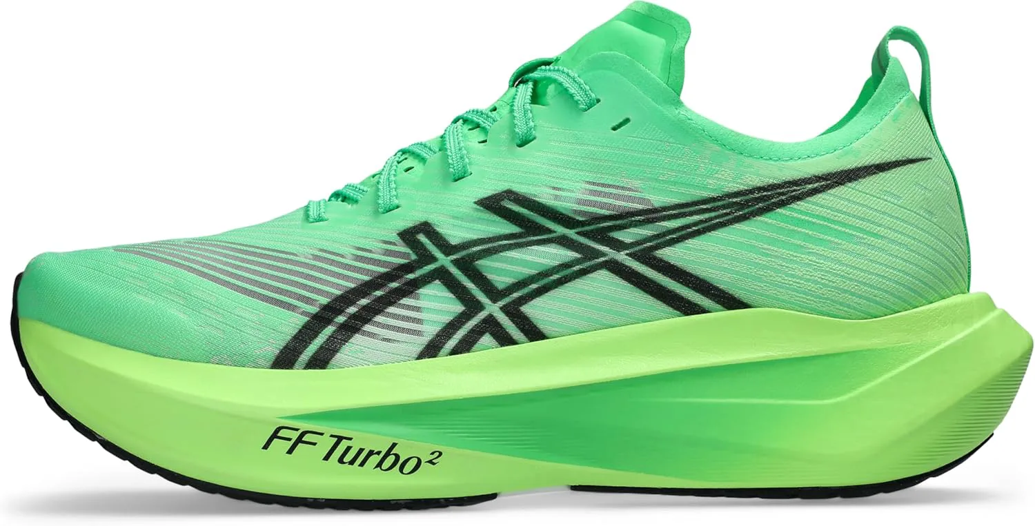 Беговые кроссовки ASICS Unisex MEGABLAST, зеленый/черный