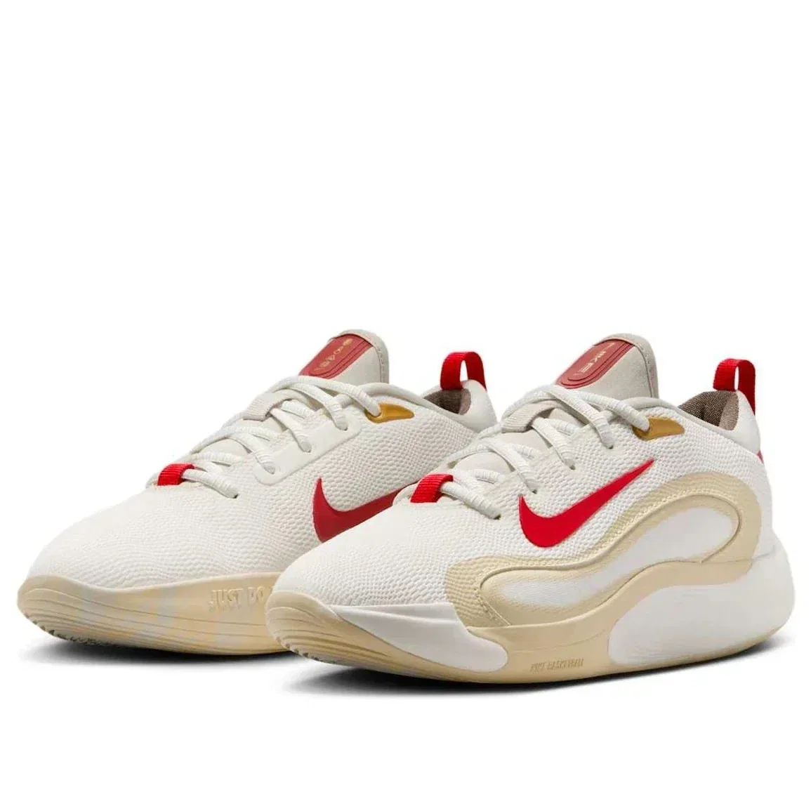 Детские баскетбольные кроссовки Nike IsoFly Year Of The Snake HV6002 - бежевые, ZAP1803
