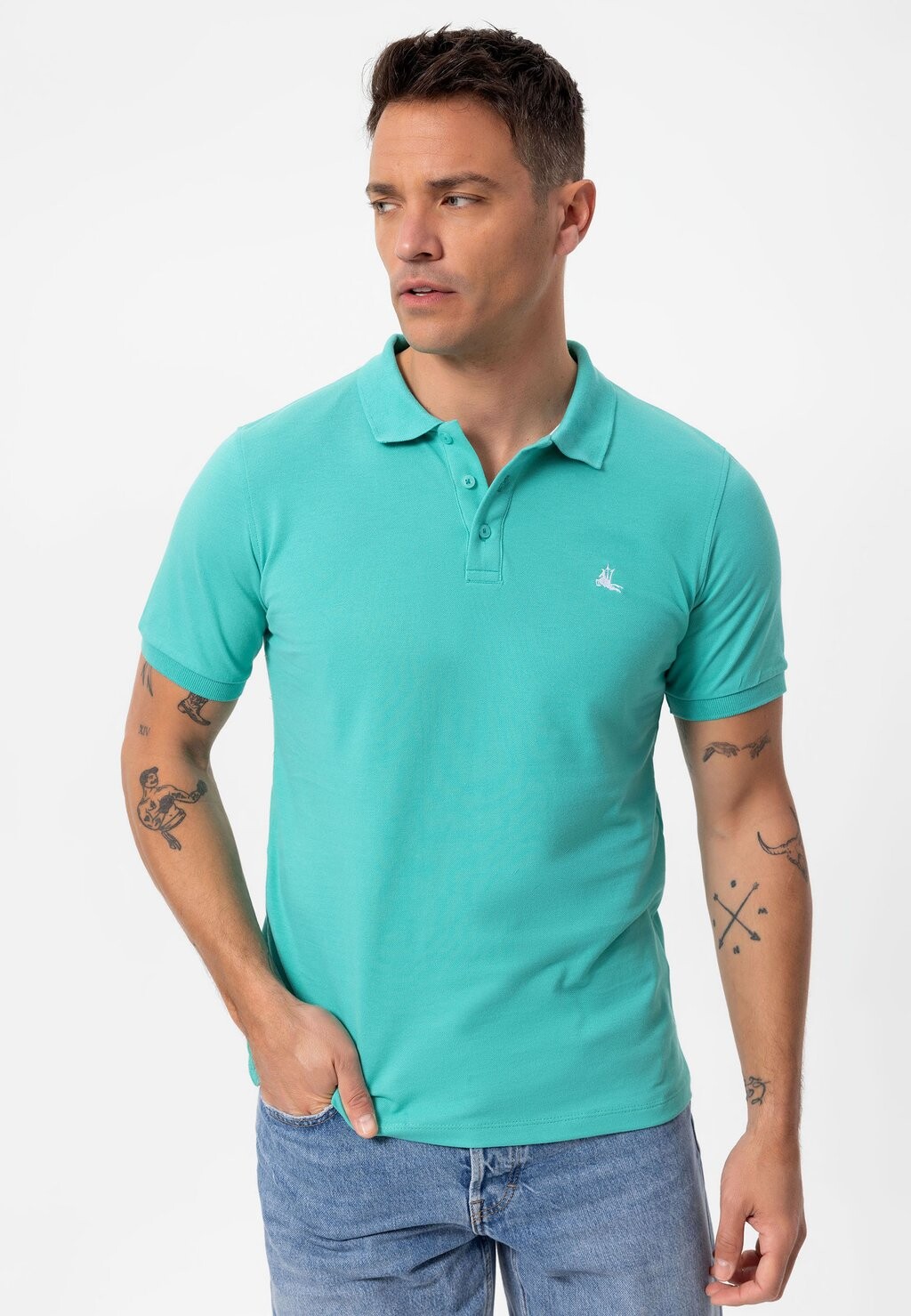 

Рубашка поло NICOLA Daniel Hills, мята