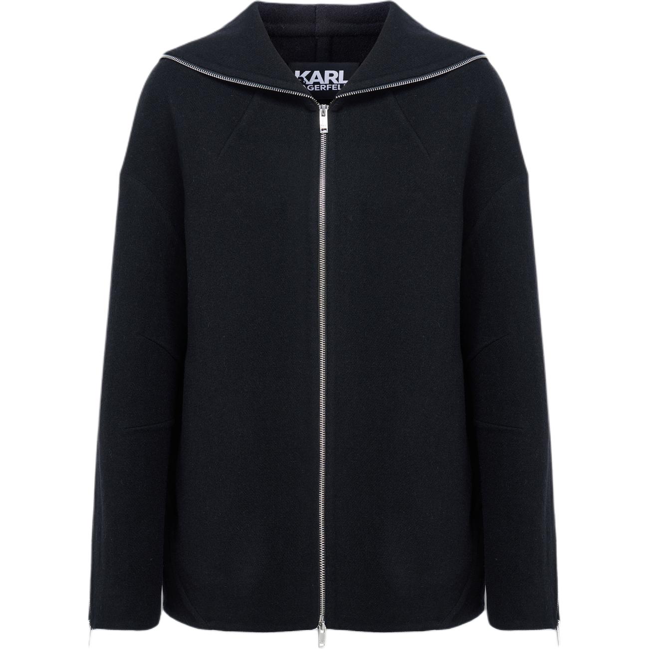 

Пальто утепленное Outdoor Sports Luxury Thermal FW25 для женщин KARL LAGERFELD/Karl Lagerfeld Jeans, черный