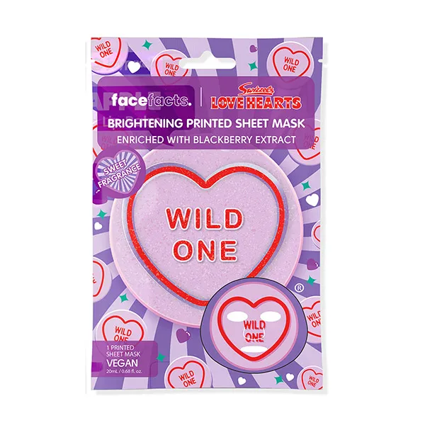 

Осветляющая маска для лица Wild One Facefacts, 1 UD